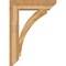 Ekena Millwork Thorton Slat Rough Sawn Bracket w/ Offset Brace, Western Red Cedar, 8"W x 30"D x 42"H BKT0806X30X42THR06RWR - alternate 4